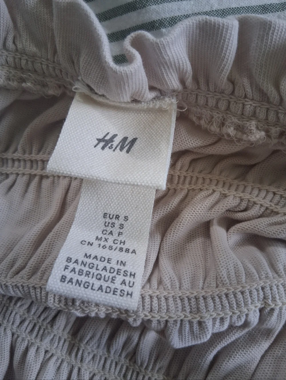 H&M Cream Smock Dress Cotton - Picture 5 of 6